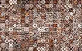 Настенная плитка Hammam рельеф коричневый (HAG111D) 20x44 от Cersanit (Россия)