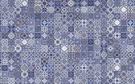 Настенная плитка Hammam рельеф голубой (HAG041D) 20x44 от Cersanit (Россия)