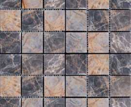Мозаика мрамор Adriatica M024-48P (M022B-48P) 30.5x30.5 от Natural Mosaic (Китай)
