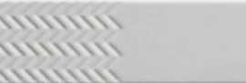 Настенная плитка BISCUIT Waves Bianco 4100604 5x20 от 41ZERO42 (Италия)
