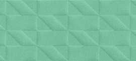 Настенная плитка Outfit Turquoise Struttura Tetris 3D (M129) 25x76 от Marazzi Italy (Италия)