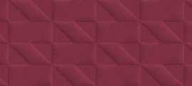 Настенная плитка Outfit Red Struttura Tetris 3D (M12C) 25x76 от Marazzi Italy (Италия)