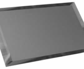 Прямоугольная зеркальная графитовая матовая плитка с фацетом 10мм ПЗГм1-02 12x48 от ДСТ (Россия)