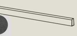 Бордюр BLEND CONCRETE BATT.IRON RET (PF60006967) 5.5x60 от ABK Ceramiche (Италия)
