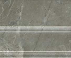 Плинтус Кантата серый глянцевый (FMB034) 25x15x1.5 от Kerama Marazzi (Россия)